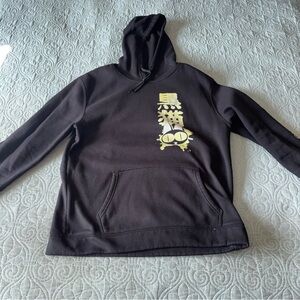 Hot Topic Black Hoodie with Yellow Graphic